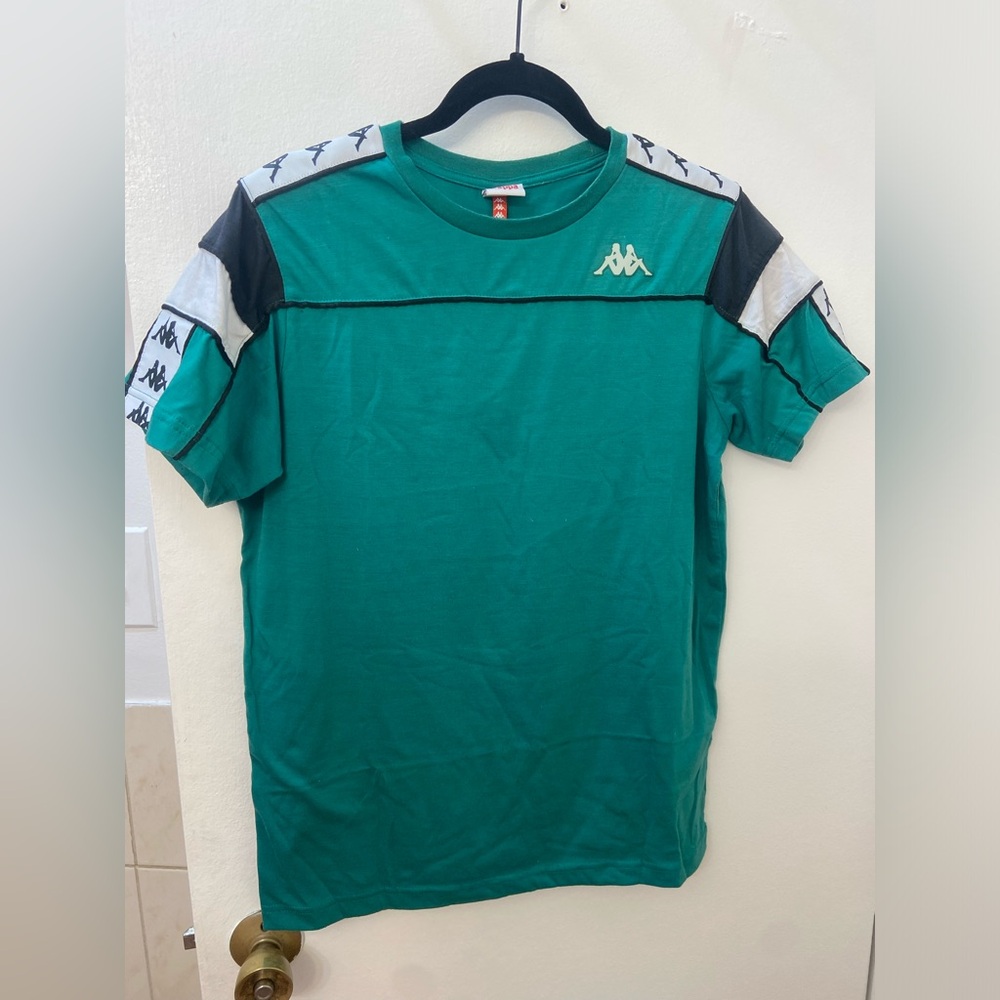 Pine green kappa shirt